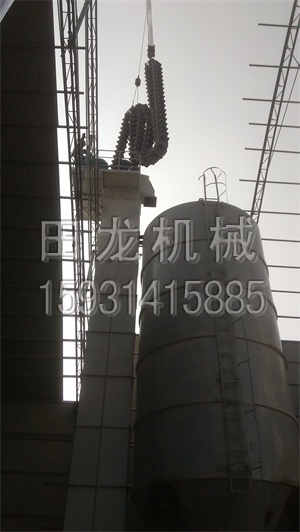 皮带斗式华体会正规平台湖北安装现场实拍